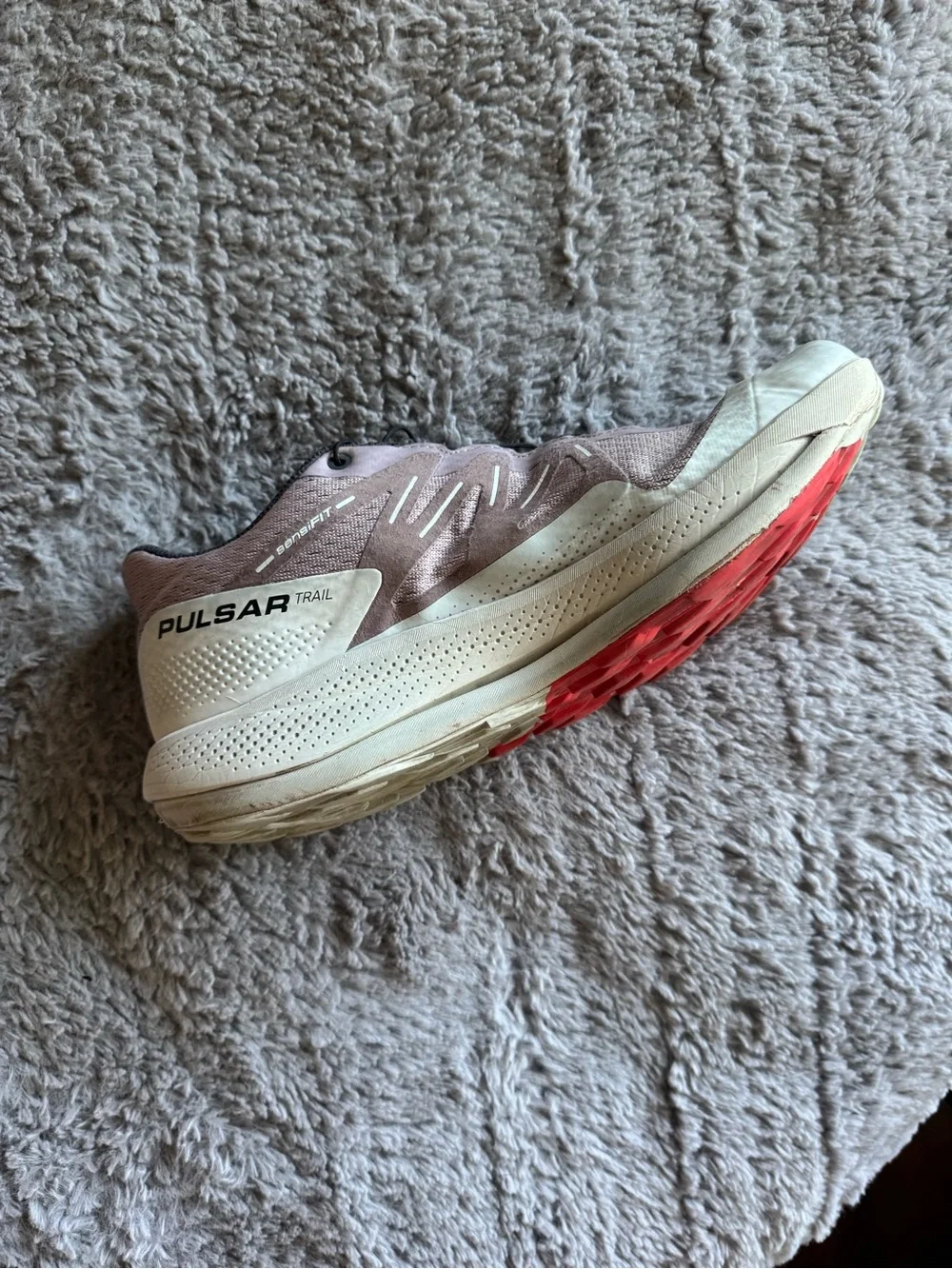 SALOMON Women’s Pulsar Trail Quail Lunar Rock Running Shoe Size 8 - Picture 7 of 10